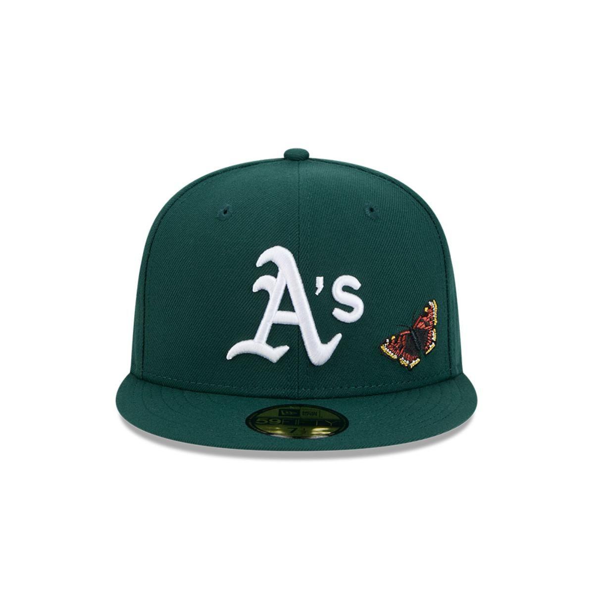 Gorra 59Fifty MLB Oakland Athletics Felt X MLB Dark Green - 60624953-2