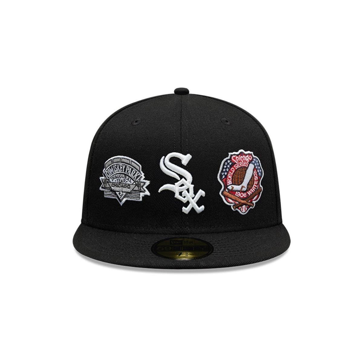 Gorra 59Fifty Chicago White Sox MLB Many Patch Black - 14391637-2
