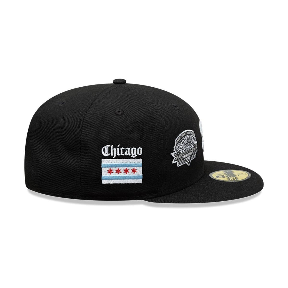 Gorra 59Fifty Chicago White Sox MLB Many Patch Black - 14391637-3