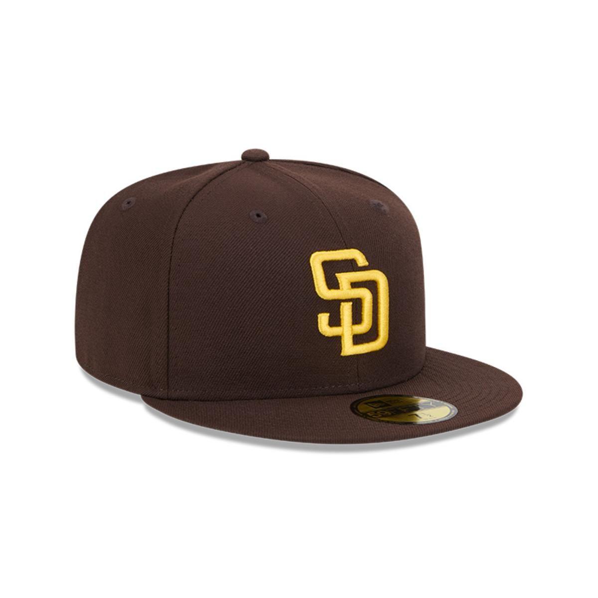 Gorra 59Fifty San Diego Padres MLB Team Verbiage Dark Brown - 60573632-1