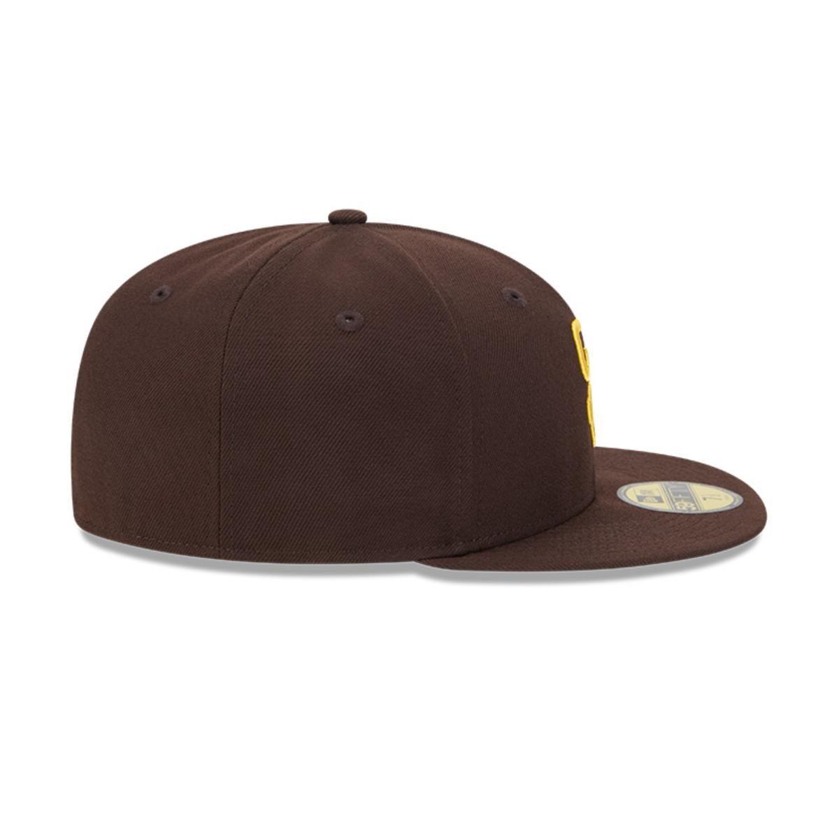 Gorra 59Fifty San Diego Padres MLB Team Verbiage Dark Brown - 60573632-4