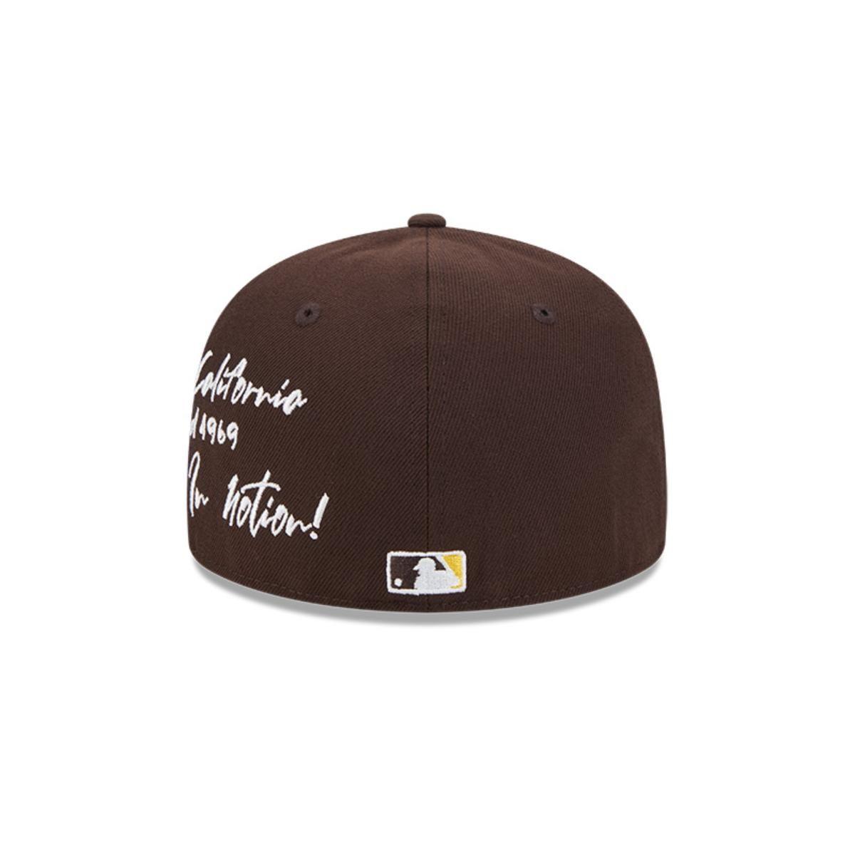 Gorra 59Fifty San Diego Padres MLB Team Verbiage Dark Brown - 60573632-5