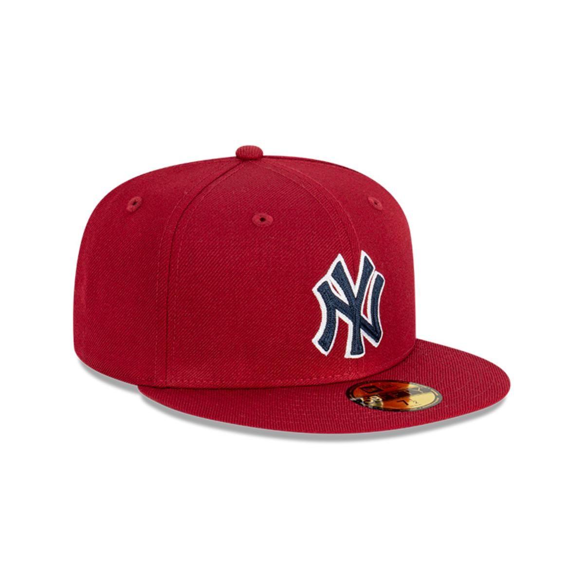 Gorra 59Fifty New York Yankees Seasonal Chain Stitch Dark Red - 60359513-1
