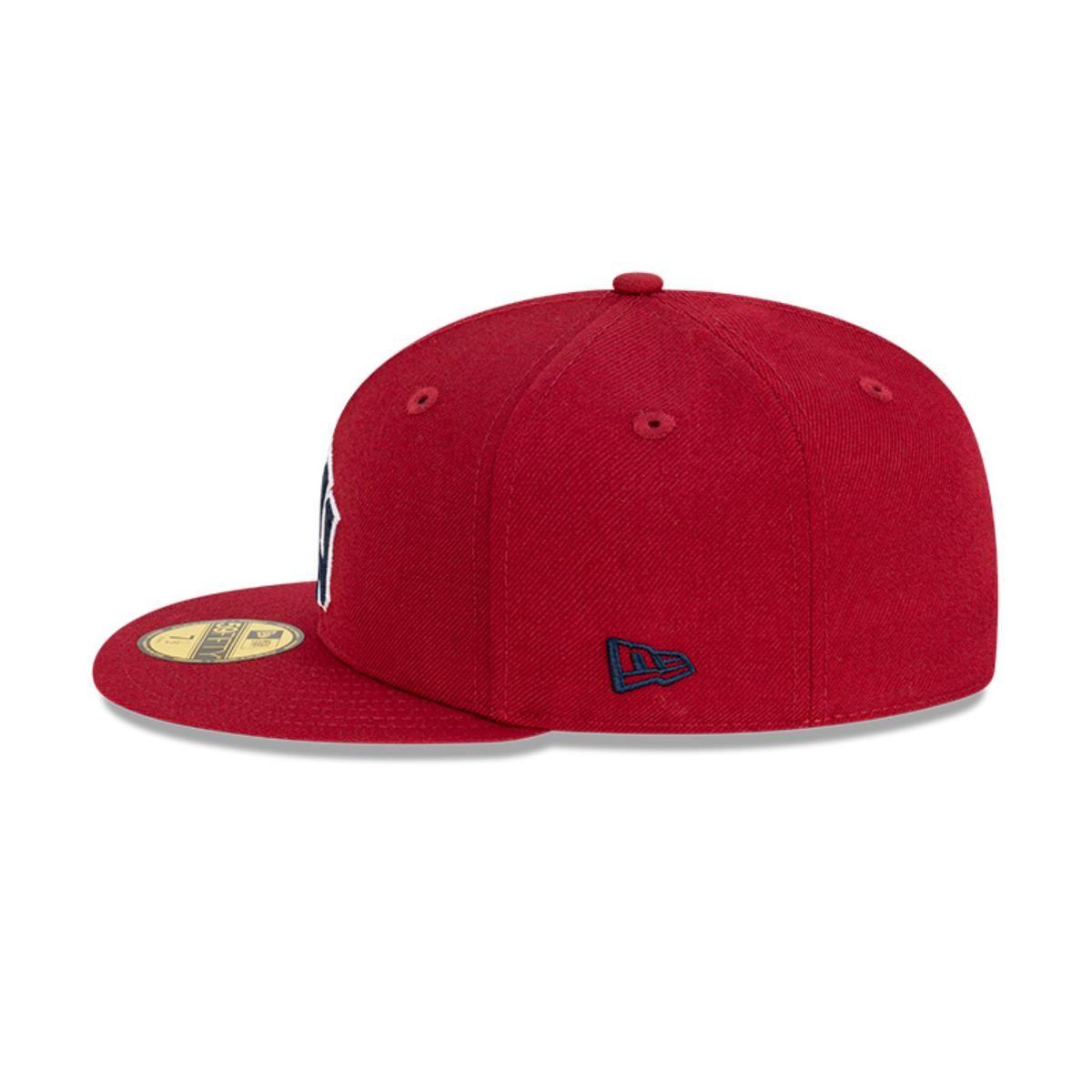 Gorra 59Fifty New York Yankees Seasonal Chain Stitch Dark Red - 60359513-3