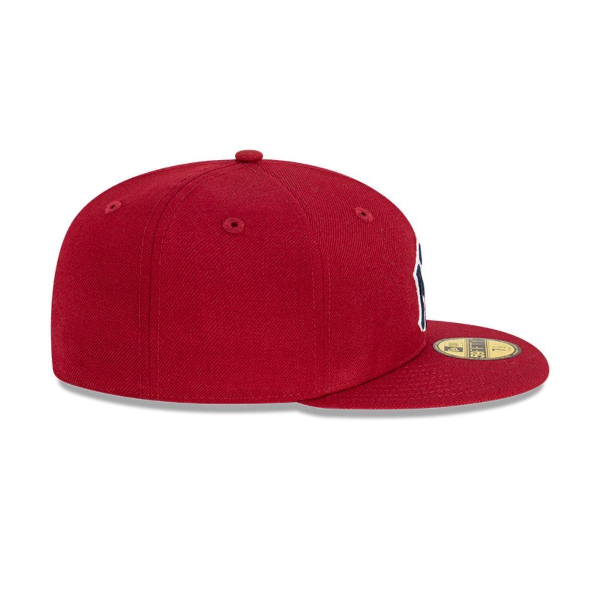 Gorra 59Fifty New York Yankees Seasonal Chain Stitch Dark Red - 60359513-4