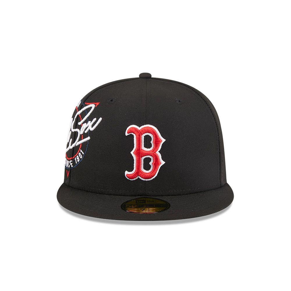 Gorra 59Fifty MLB Boston Red Sox Neon Negro - 60366943-2