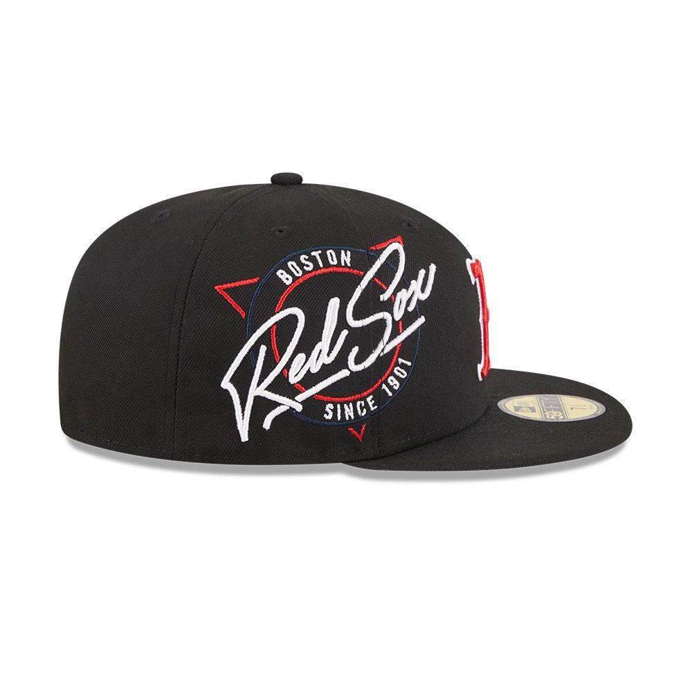 Gorra 59Fifty MLB Boston Red Sox Neon Negro - 60366943-3