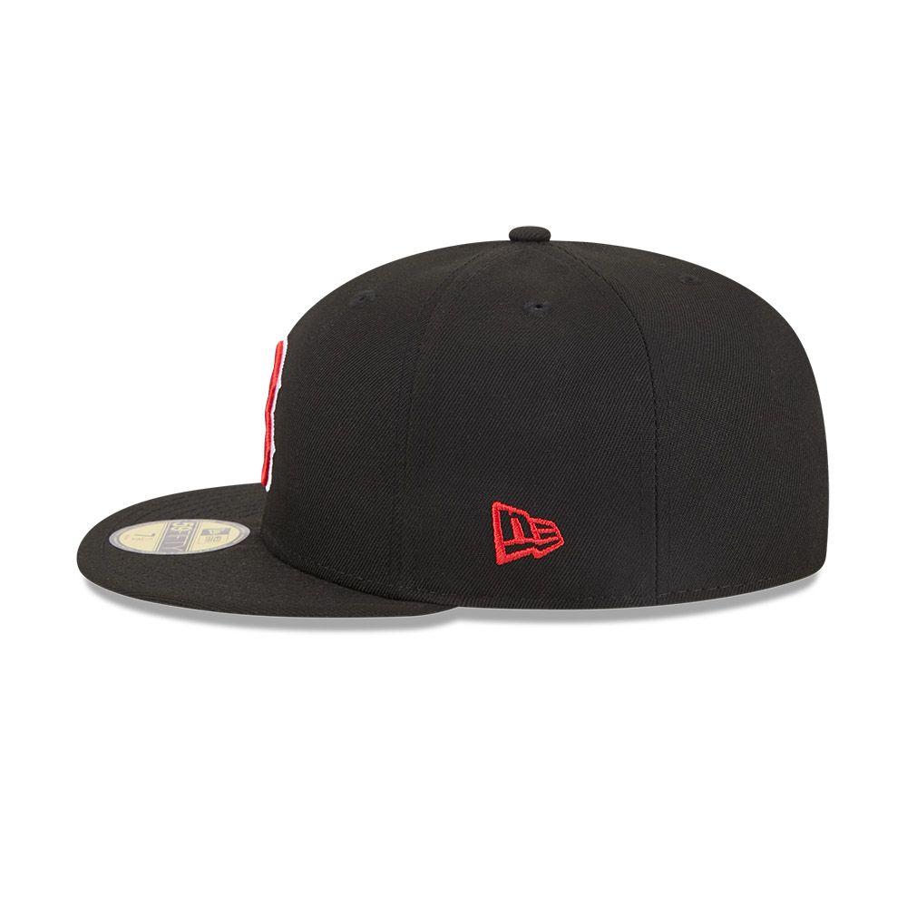 Gorra 59Fifty MLB Boston Red Sox Neon Negro - 60366943-4