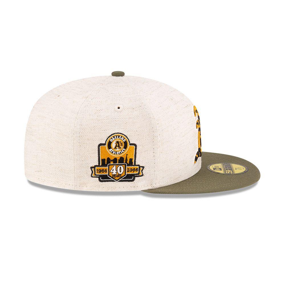 Gorra 59Fifty Oakland Athletics Hemp Natural Beige - 70880961-3