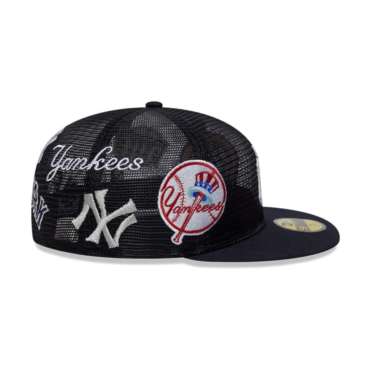 Gorra 59Fifty New York Yankees Aop Mesh Azul - 60667362-3