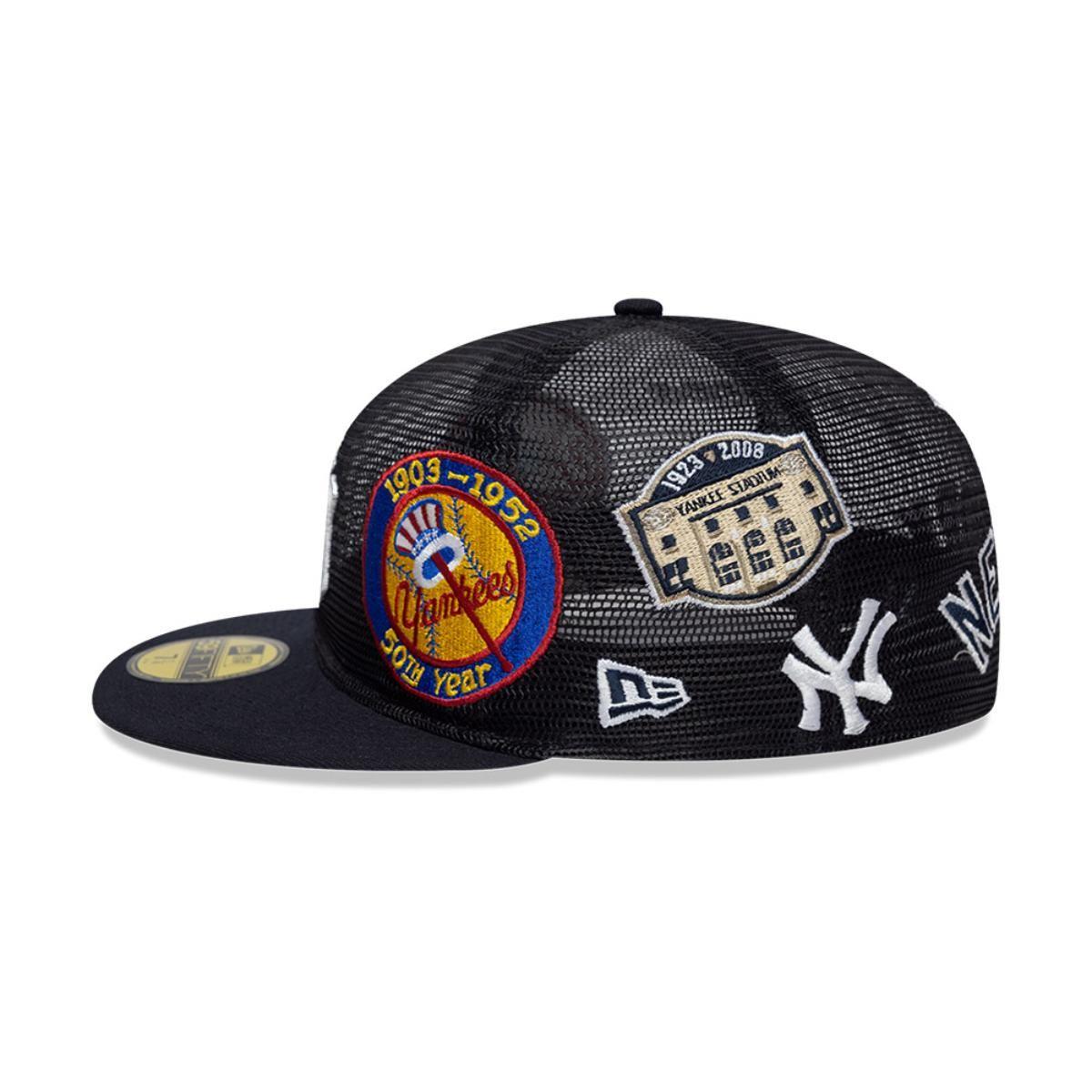 Gorra 59Fifty New York Yankees Aop Mesh Azul - 60667362-4