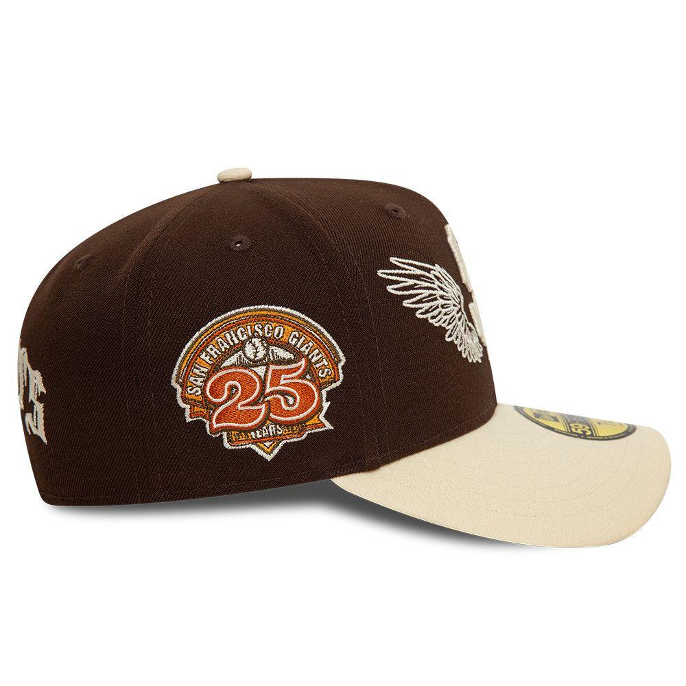 Gorra 59Fifty MLB San Francisco Giants Team Wings Marrón-3
