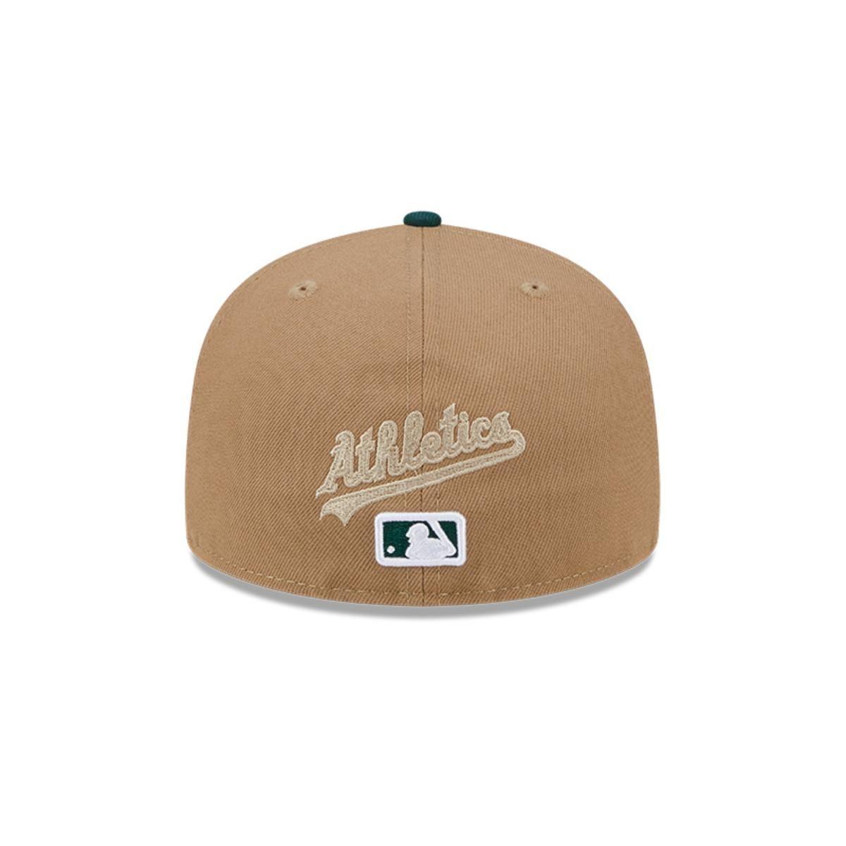 Gorra 59Fifty Oakland Athletics MLB 8-Bit Wordmark Beige - 60573334-5