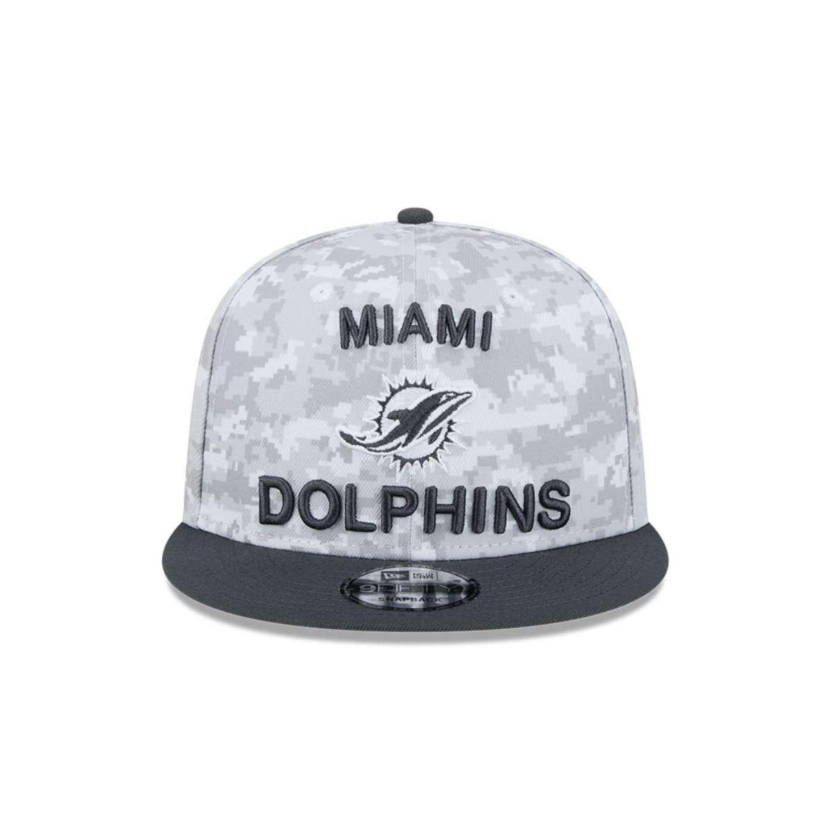 Gorra 9Fifty Miami Dolphins NFL Salute to Service Charcoal - 60583046-2