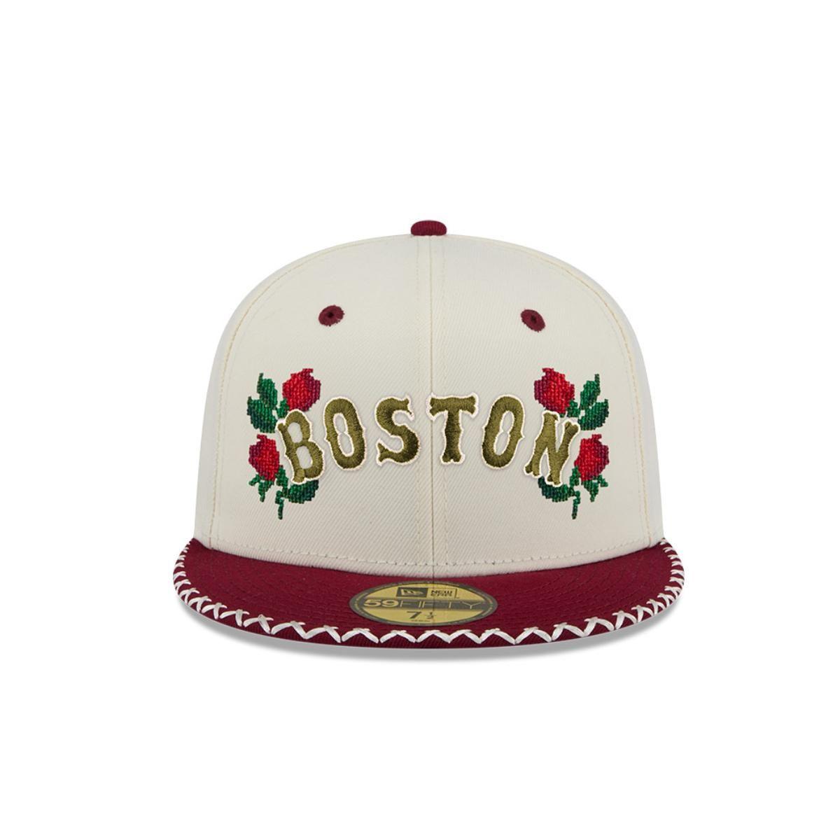 Gorra 59Fifty  MLB Boston Red Sox Novelty Stitch White - 60645860-2