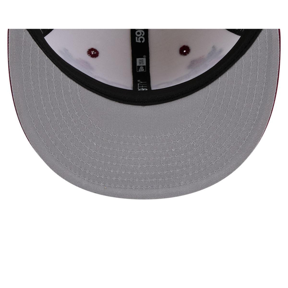 Gorra 59Fifty  MLB Boston Red Sox Novelty Stitch White - 60645860-6