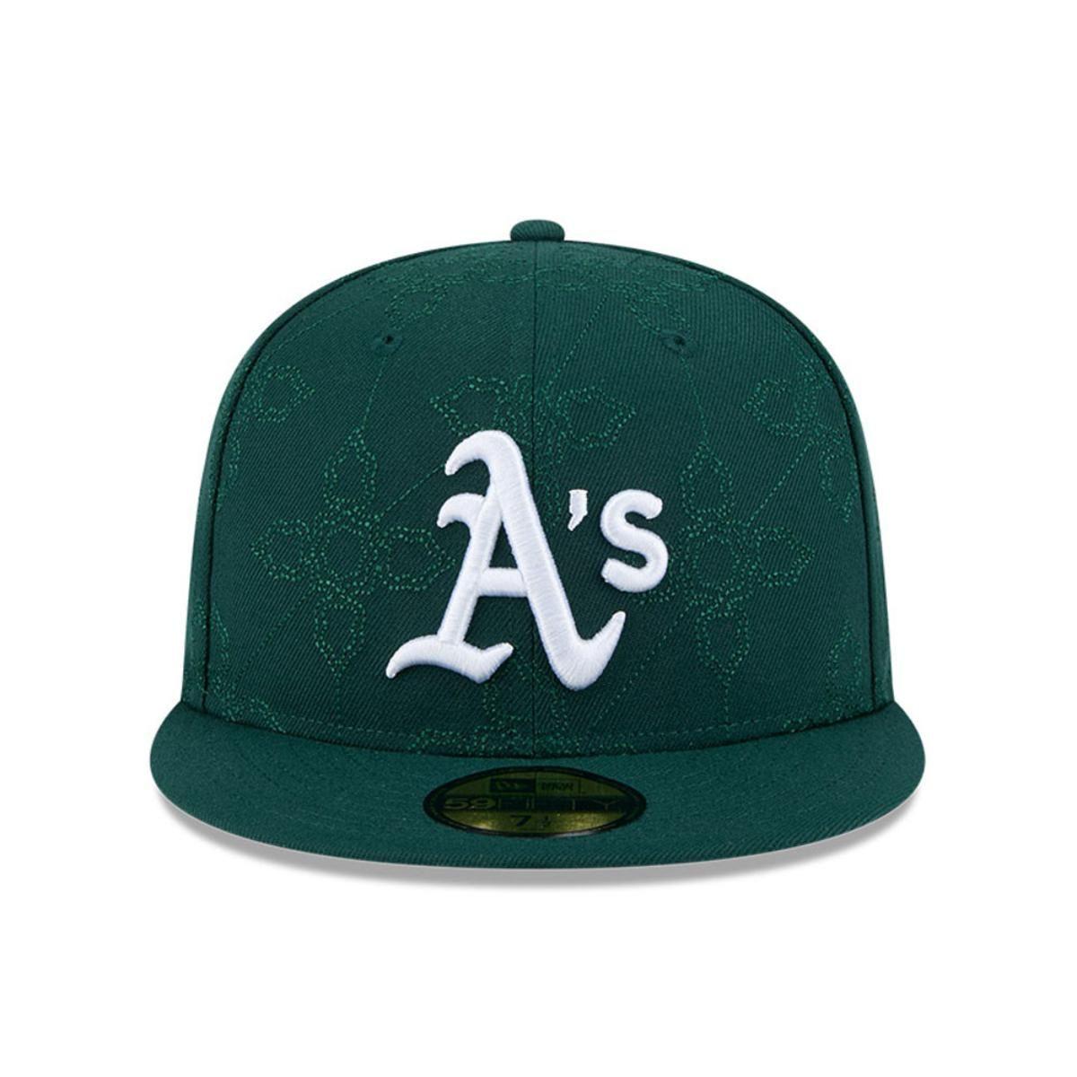 Gorra 59Fifty Oakland Athletics MLB OTC Pattern Dark Green - 60641241-2