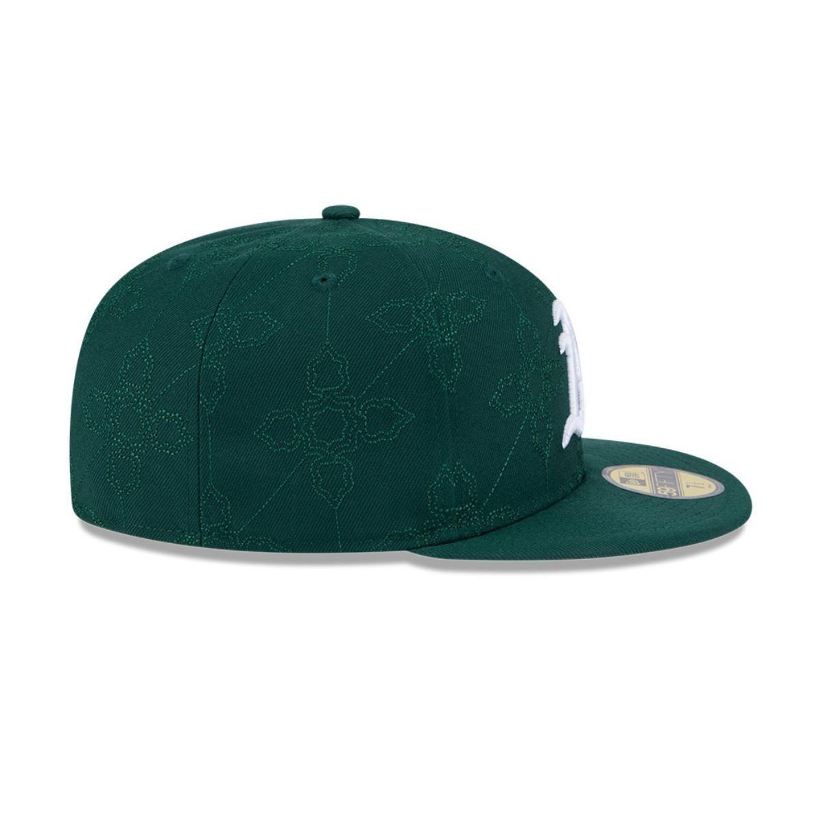 Gorra 59Fifty Oakland Athletics MLB OTC Pattern Dark Green - 60641241-3