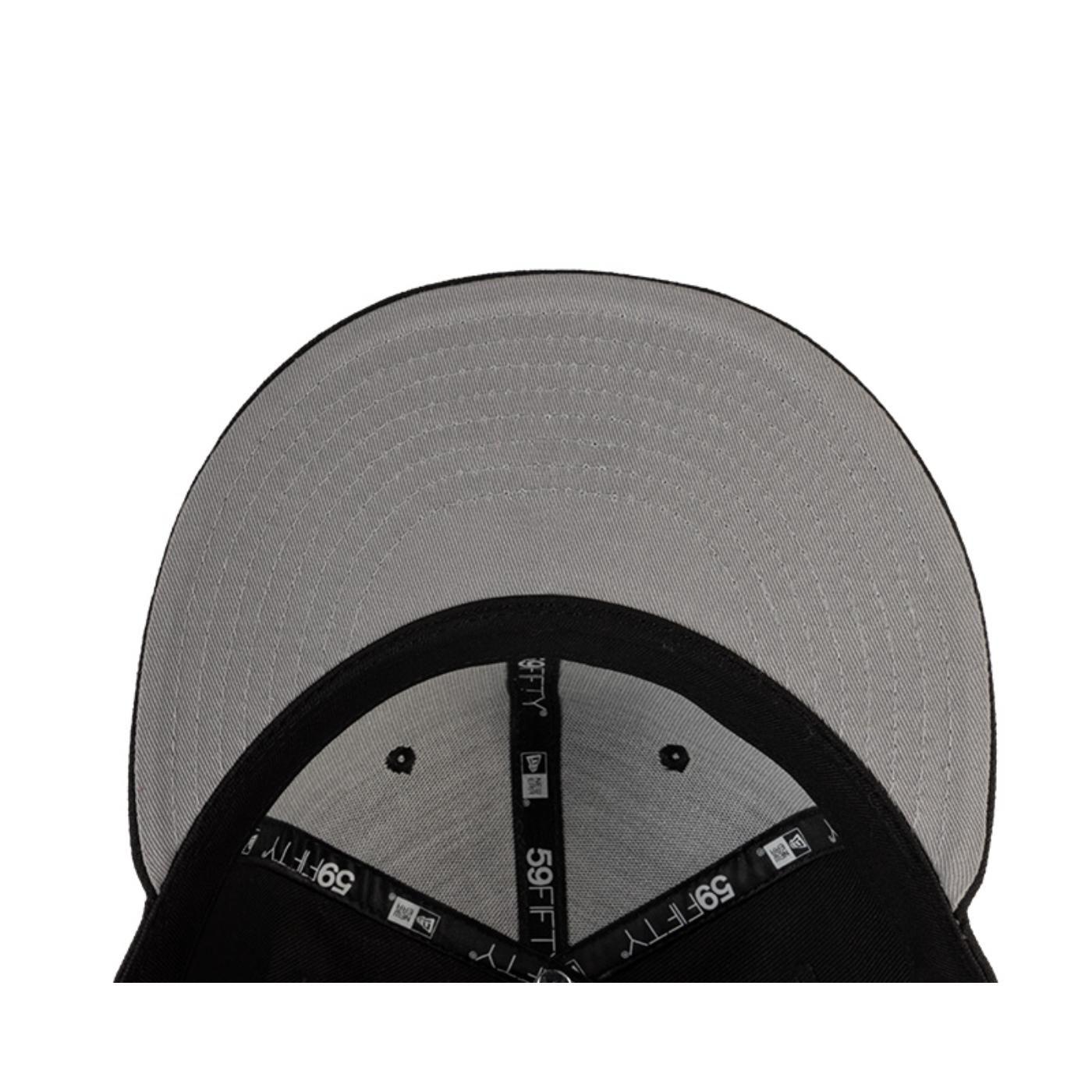 Gorro 59Fifty NBA Chicago Bulls Soul Black and Silver Black - 70778489-5