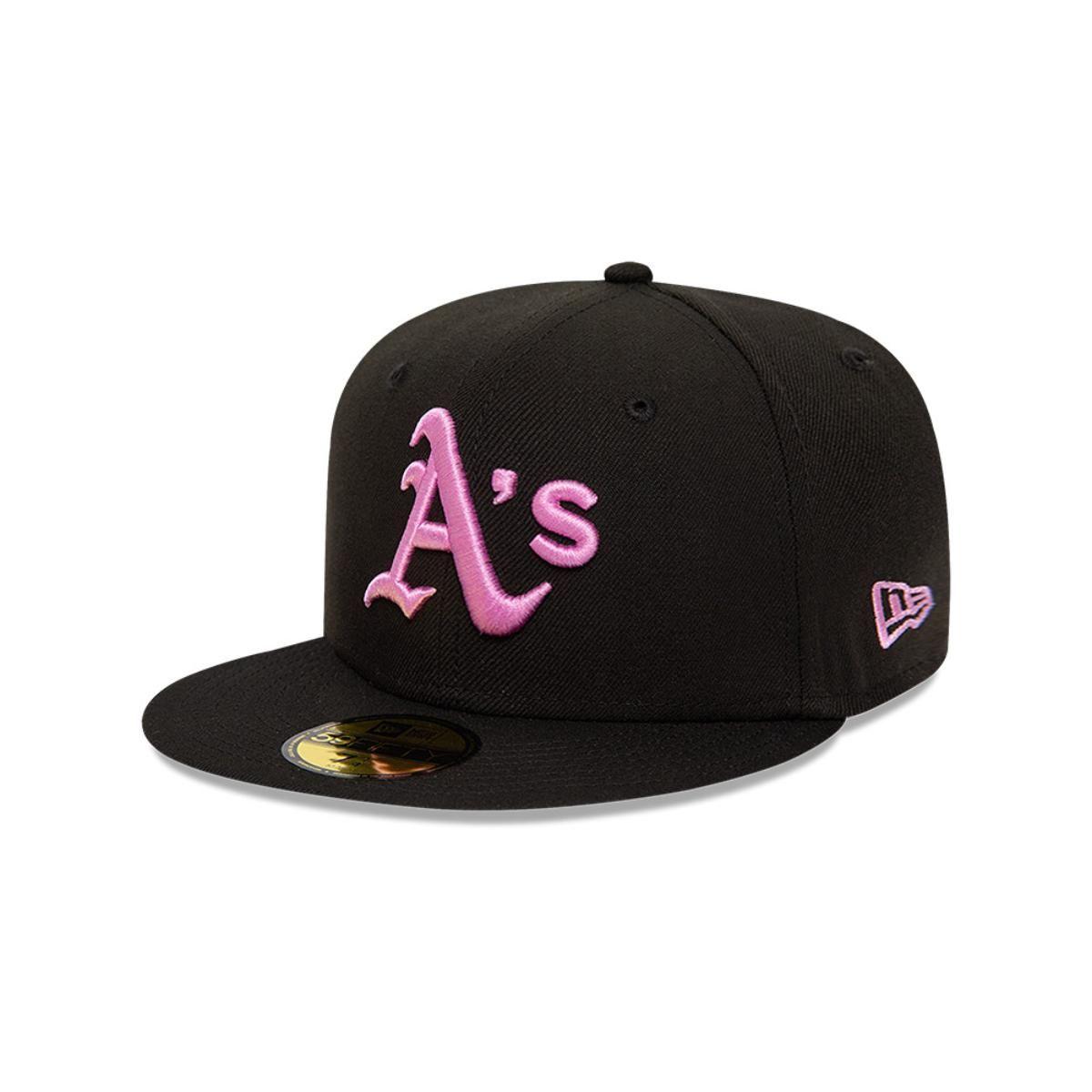 Gorra 59Fifty Oakland Athletics Neon Z Pack Negro - 60435098-1
