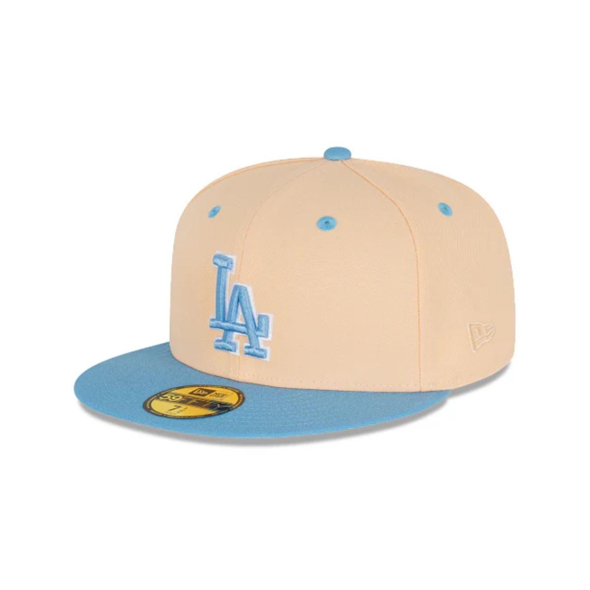 Gorra 59fifty Los Angeles Dodgers MLB Ice Latte Blue - 60416040-0
