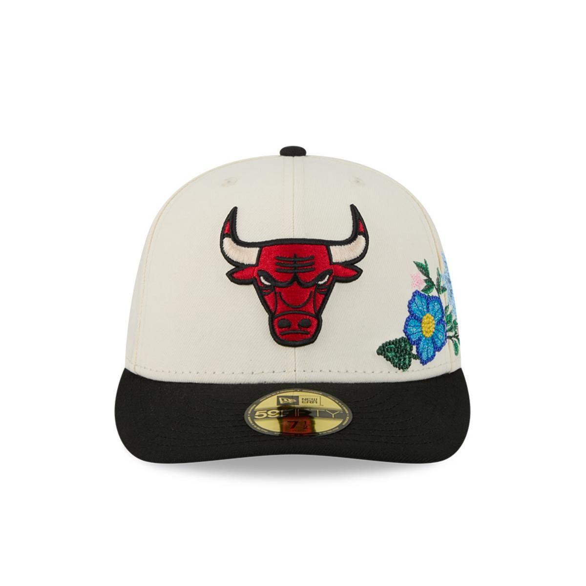 Gorra 59Fifty Chicago Bulls Tonal Florals Blanco - 60669029-2