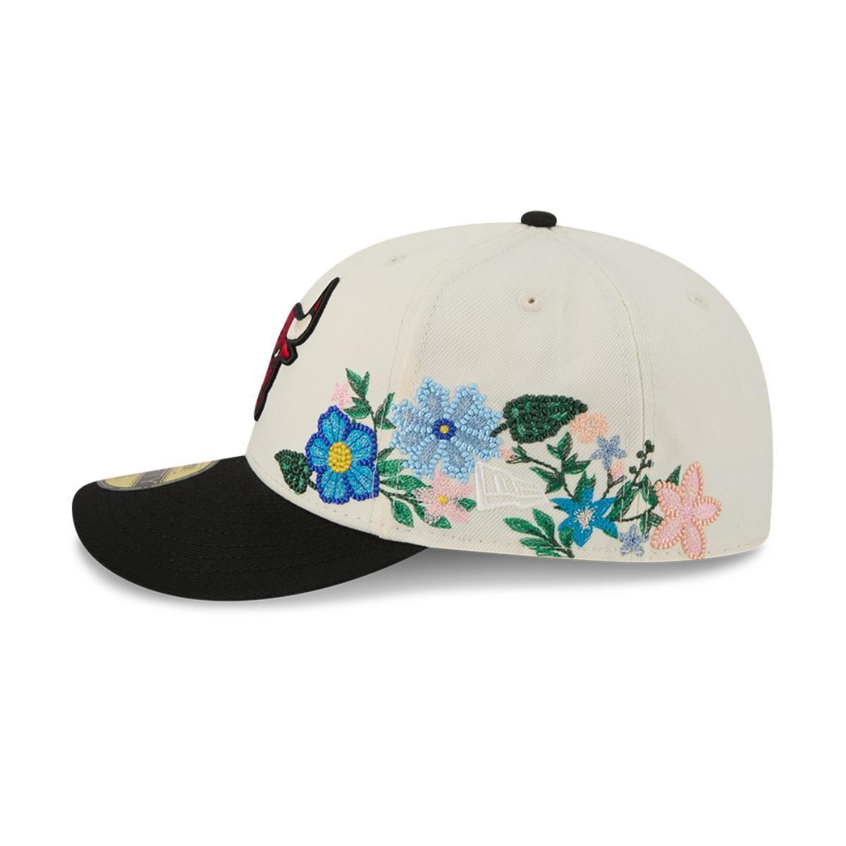 Gorra 59Fifty Chicago Bulls Tonal Florals Blanco - 60669029-3