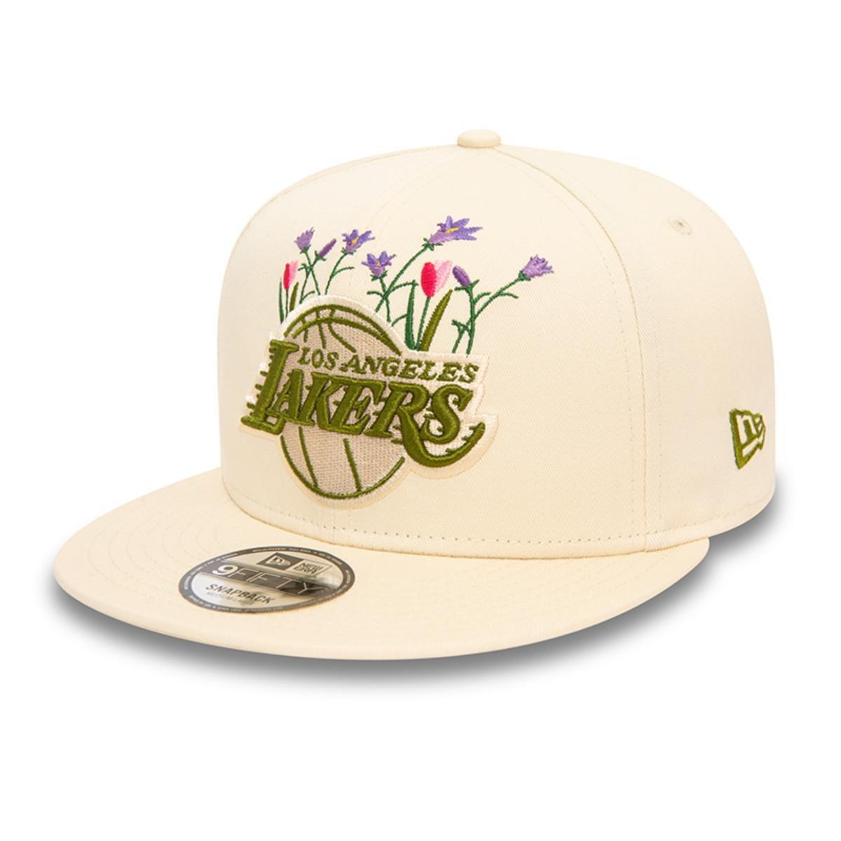 Gorra 9Fifty Los Angeles Lakers NBA Flower Icon Light Beige - 60565380-2