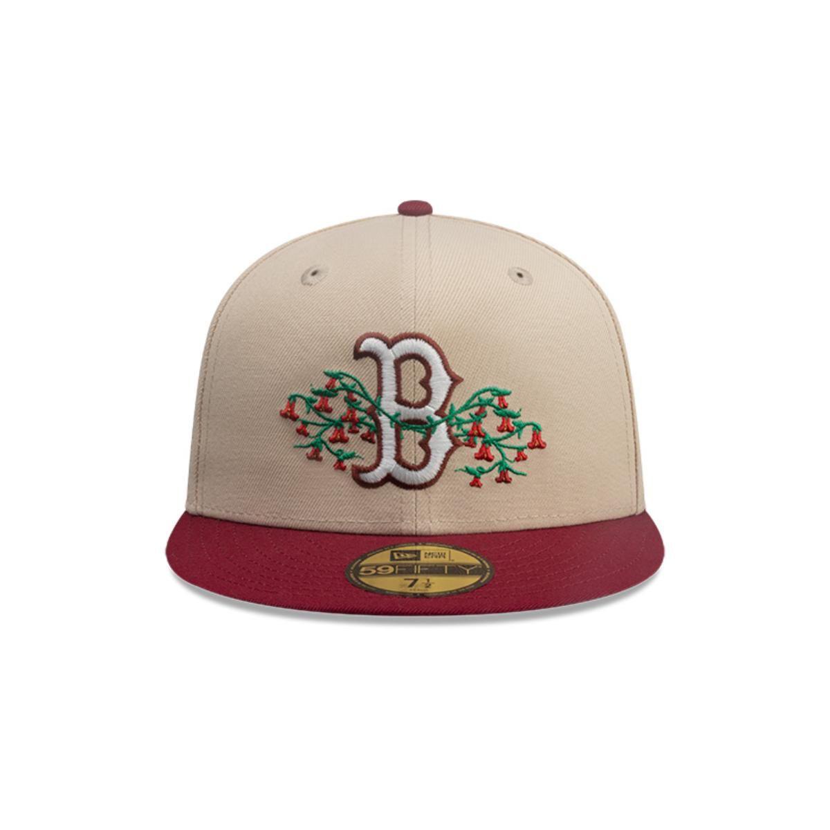 Gorra 59Fifty Boston Red Sox MLB City Elements Beige - 60768698-2