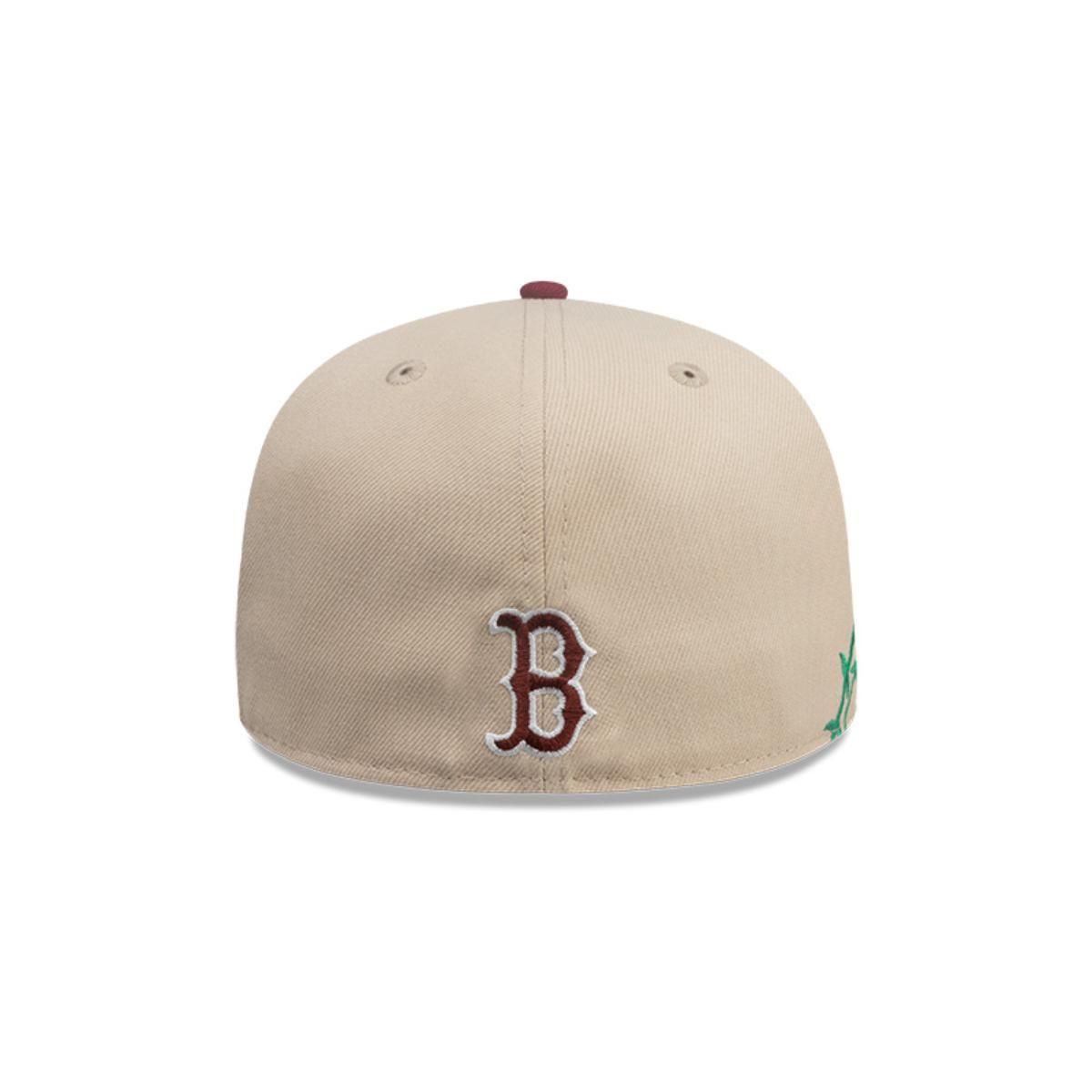 Gorra 59Fifty Boston Red Sox MLB City Elements Beige - 60768698-3