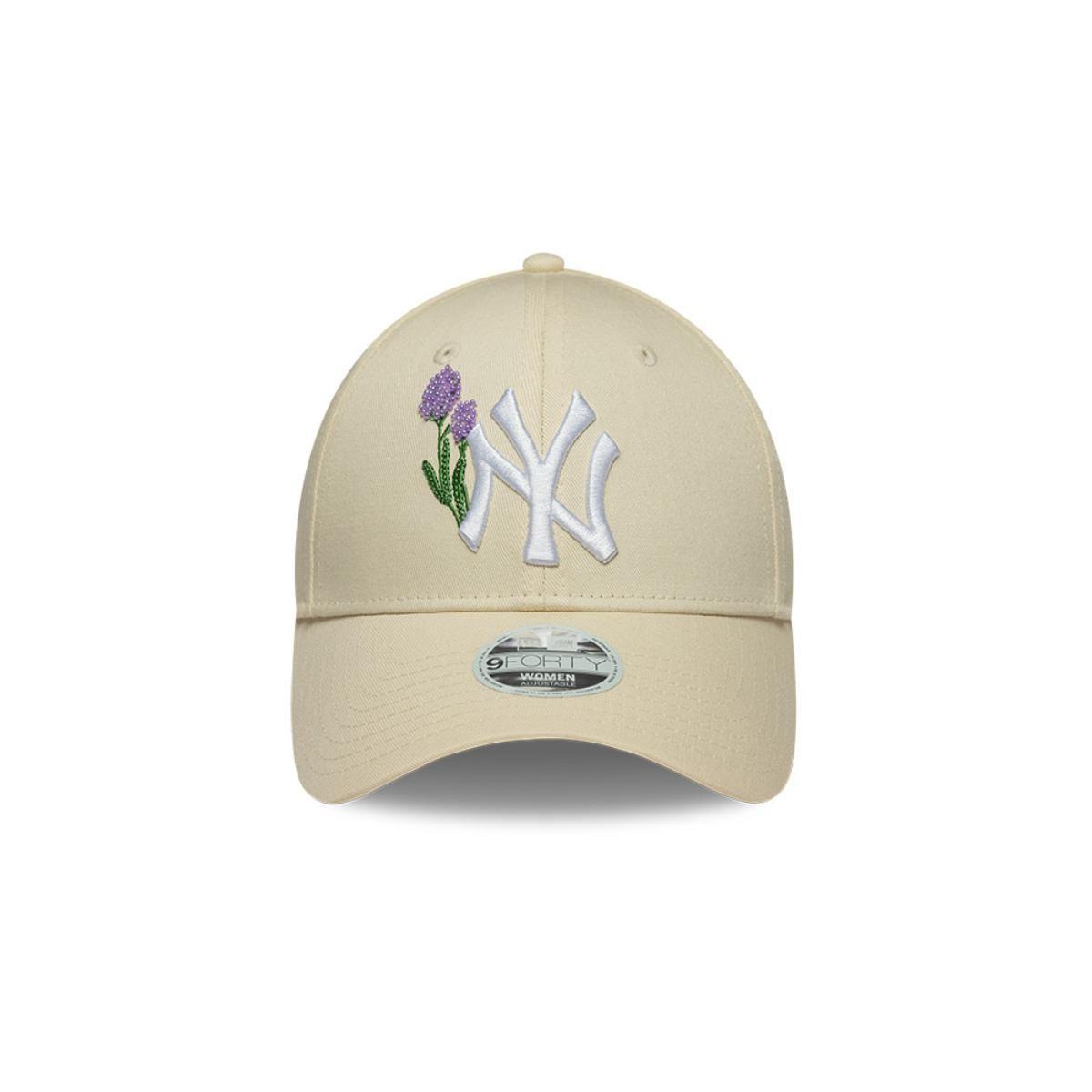 Gorra 9Forty New York Yankees Beaded Beige Women - 60667492-2