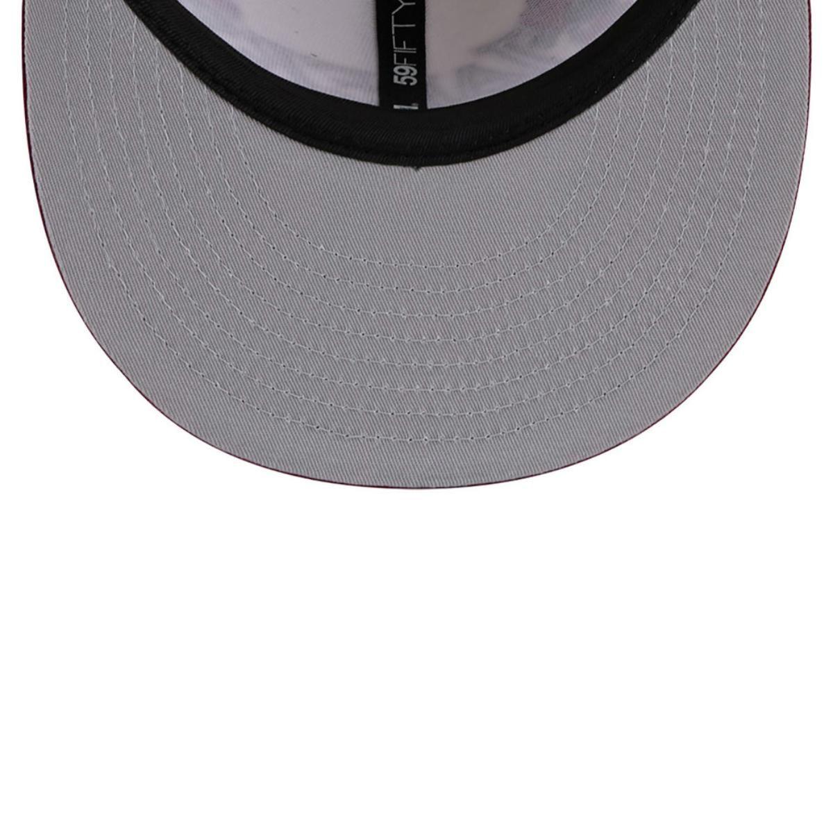 Gorra 59Fifty  NBA Los Angeles Lakers Novelty Stitch White - 60645873-6
