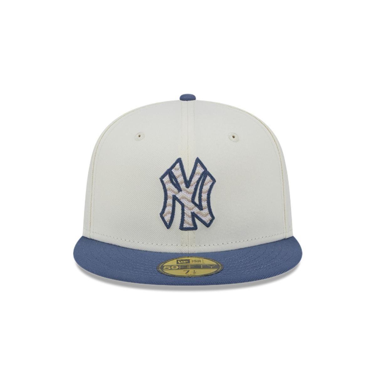 Gorro 59fifty MLB New York Yankees Wavy Chainstitch White - 60565725-2