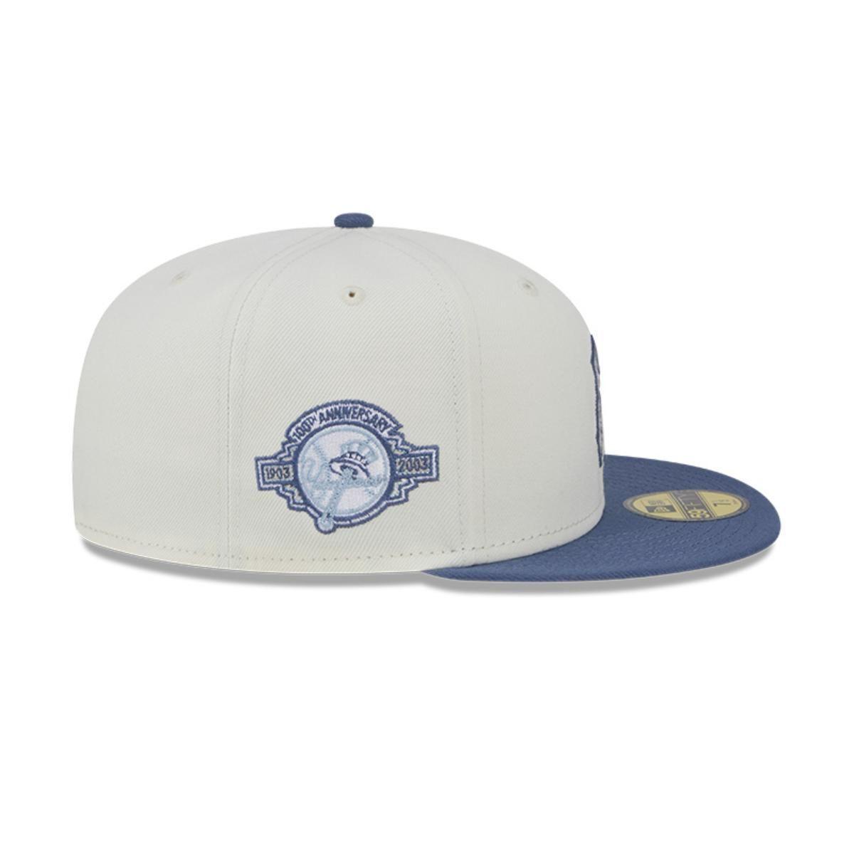 Gorro 59fifty MLB New York Yankees Wavy Chainstitch White - 60565725-4