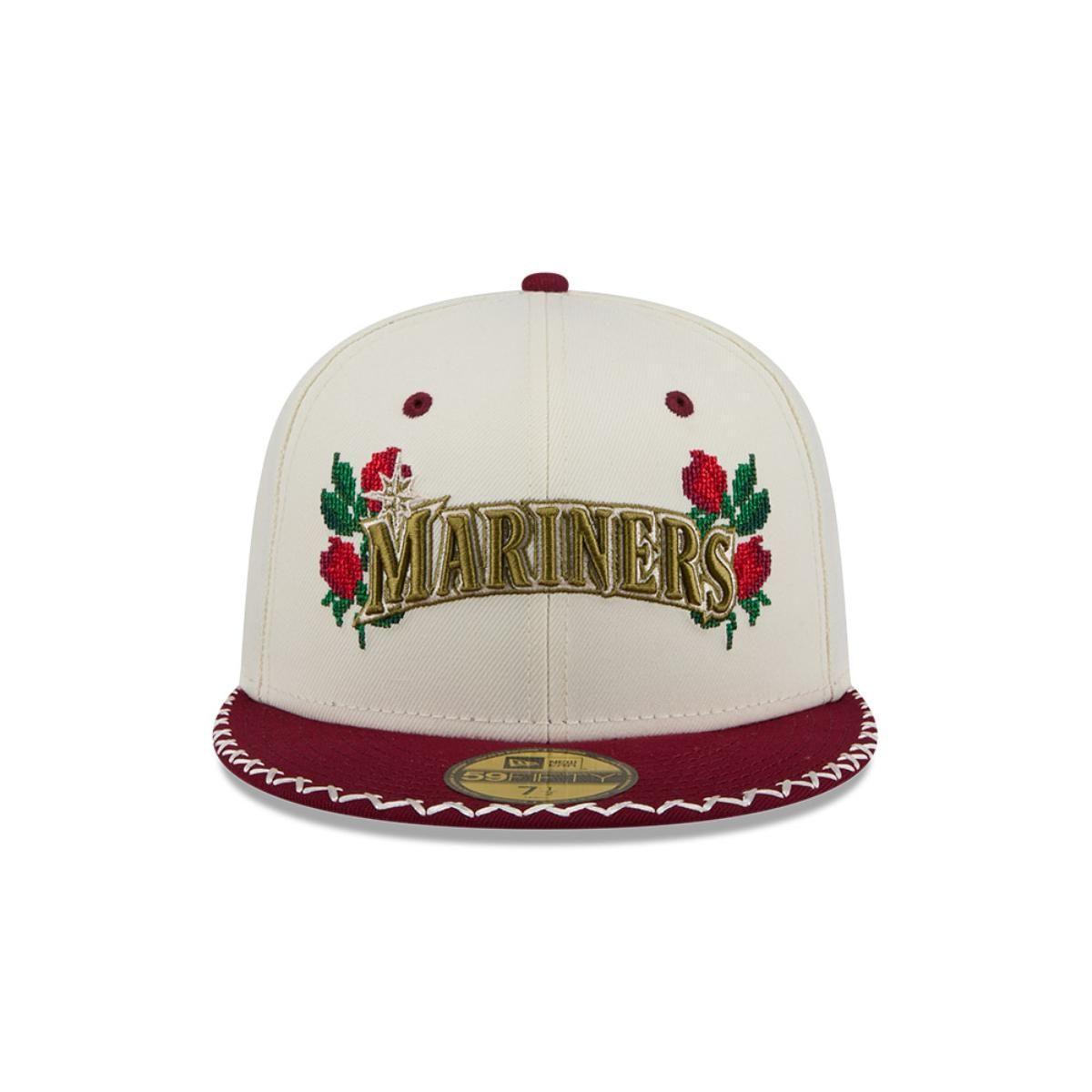 Gorra 59Fifty  MLB Seattle Mariners Novelty Stitch White - 60645880-2
