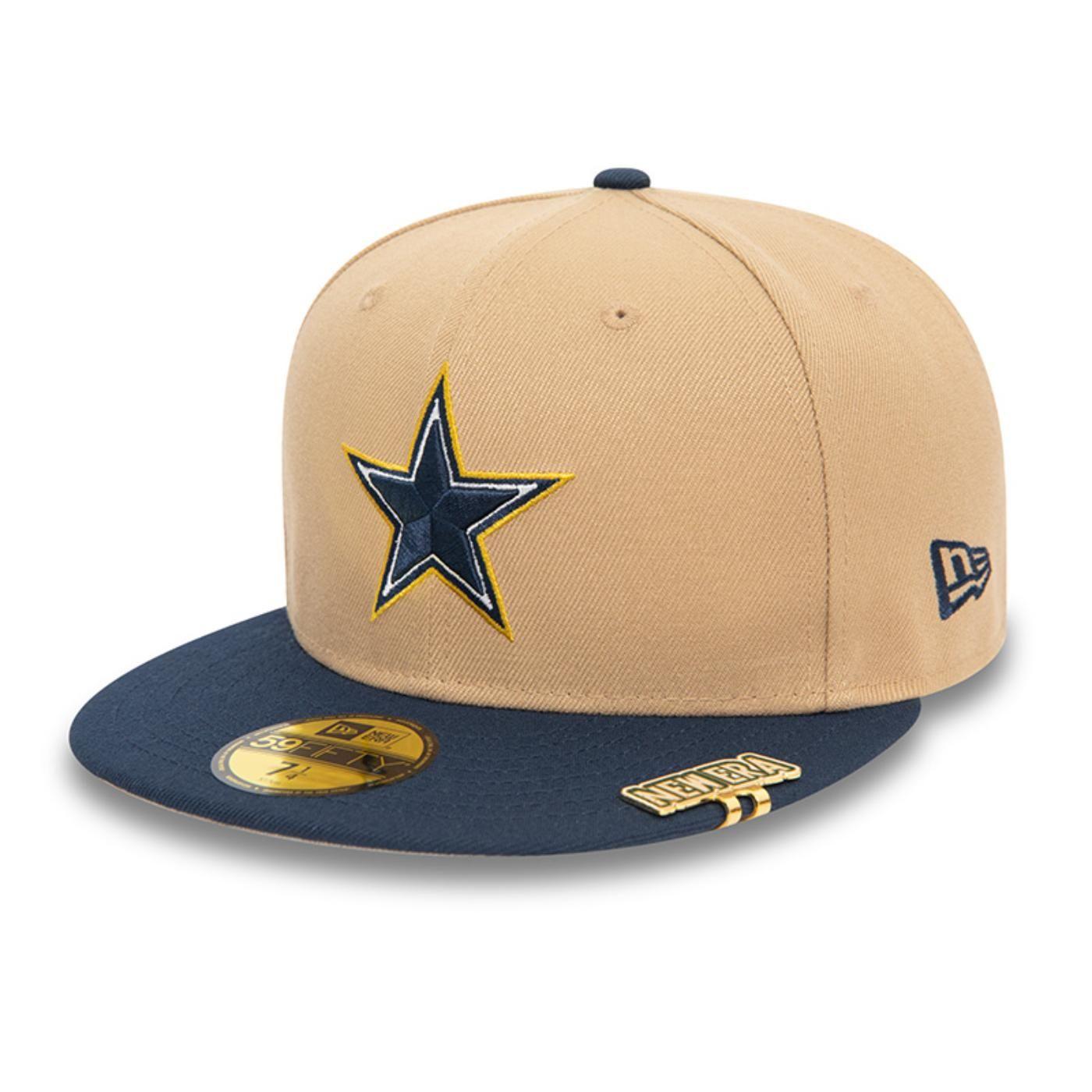 Gorra 59Fifty Dallas Cowboys NFL Pin Pack Beige - 60565545-1