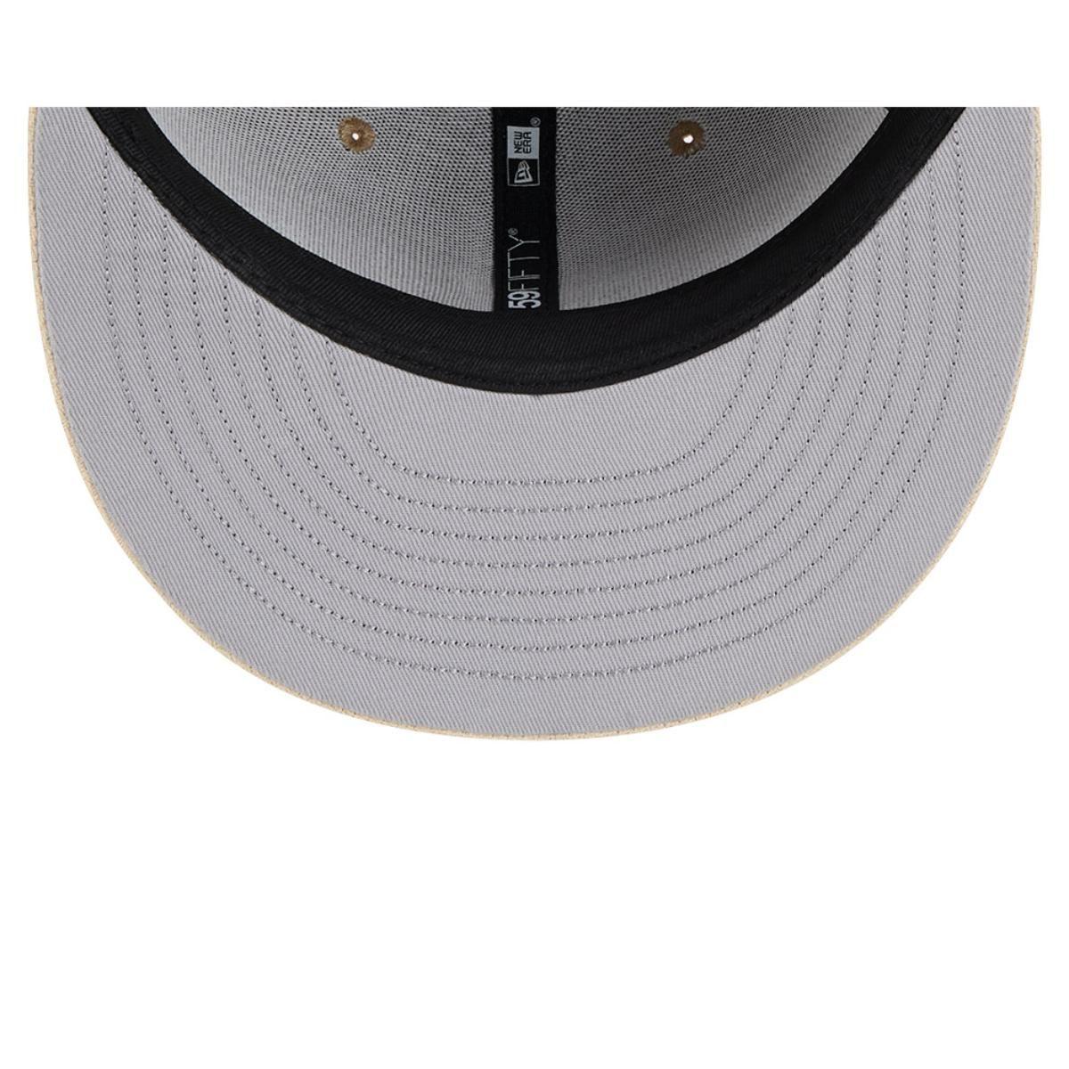 Gorra 59Fifty Boston Red Sox MLB Hand Stitched Beige - 60668432-6
