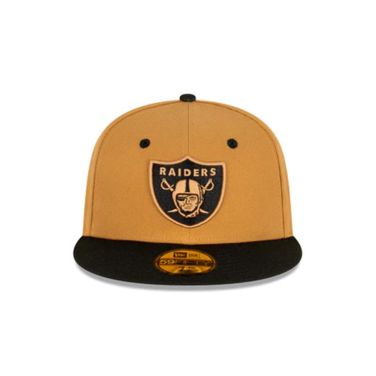 Gorra 59fifty NFL Las Vegas Raiders Wheat Black Med Beige - 60416051-2