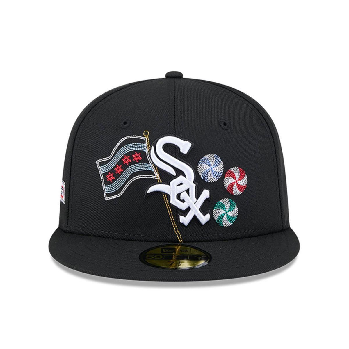 Gorra 59Fifty Chicago White Sox MLB State Stitch Black - 60641260-2