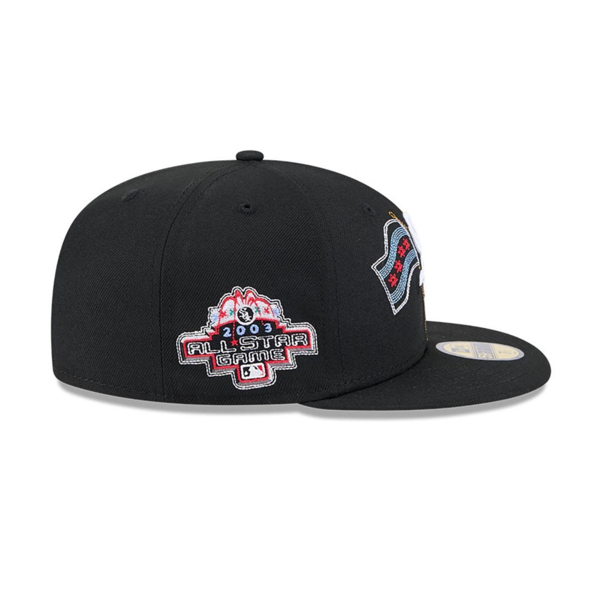 Gorra 59Fifty Chicago White Sox MLB State Stitch Black - 60641260-4
