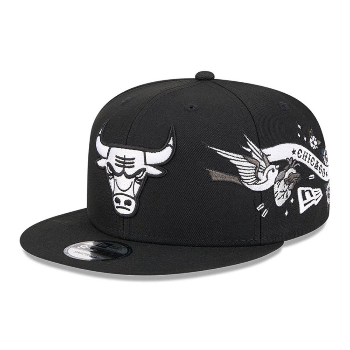 Gorra 9Fifty Chicago Bulls NBA City Art Black - 60573281-0