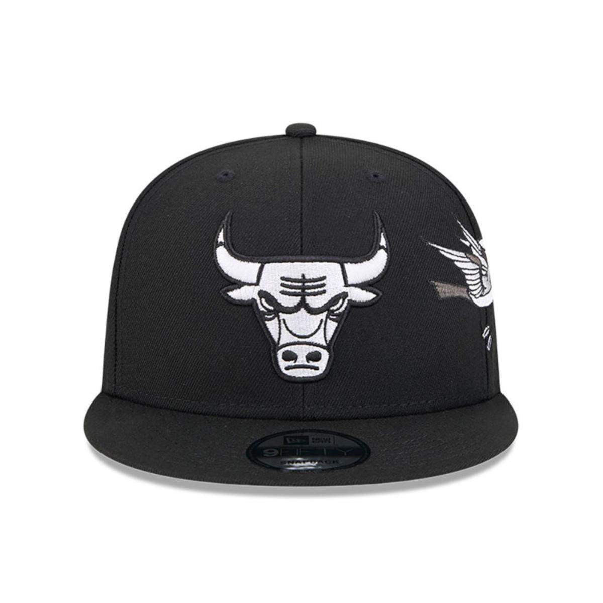 Gorra 9Fifty Chicago Bulls NBA City Art Black - 60573281-2