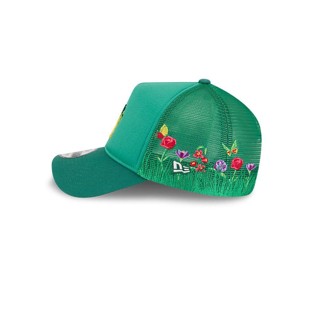 Gorra 9Forty AF MLB Ny Yankees Gradient Logo Floral Verde - 60869335-4