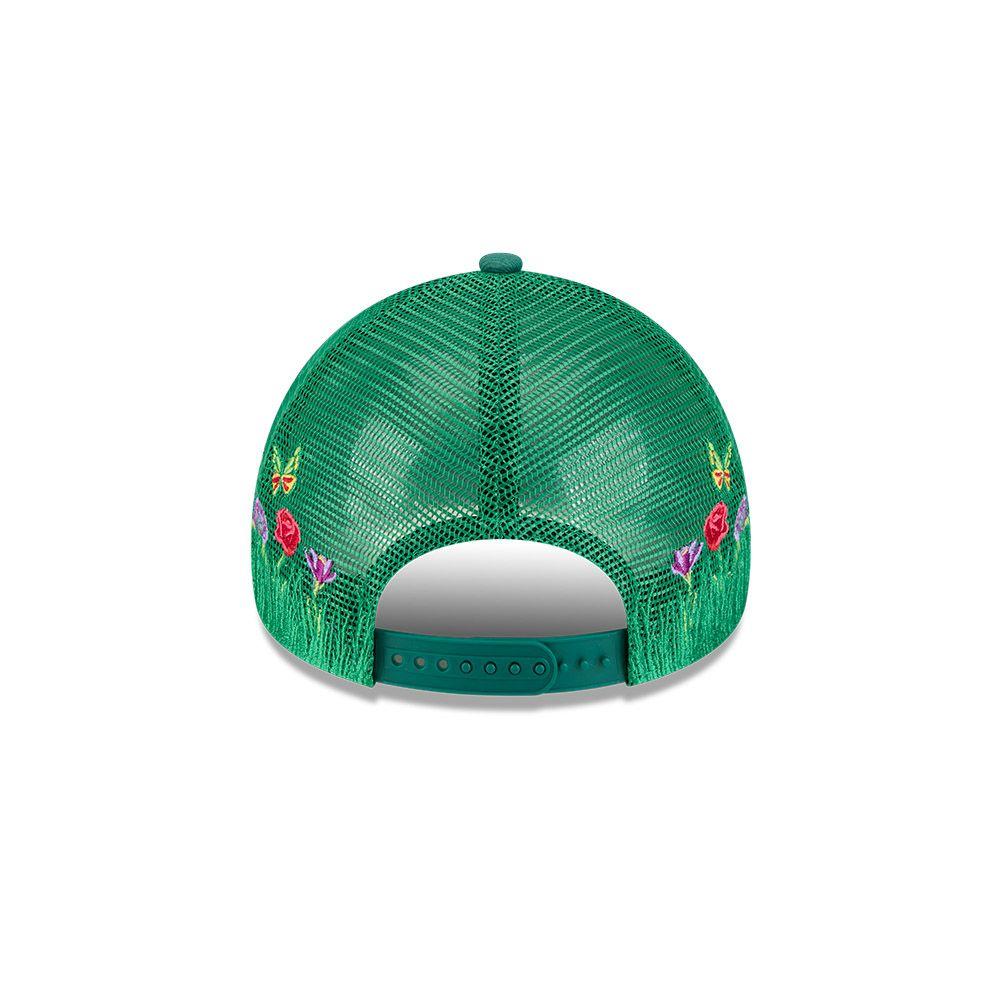 Gorra 9Forty AF MLB Ny Yankees Gradient Logo Floral Verde - 60869335-5