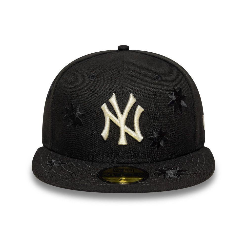 Gorra 59Fifty MLB New York Yankees Flower Embroidery Negro - 14538385-2