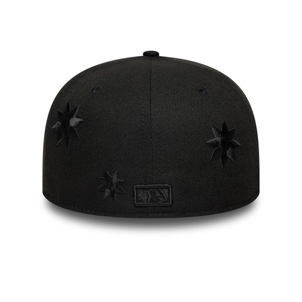Gorra 59Fifty MLB New York Yankees Flower Embroidery Negro - 14538385-5
