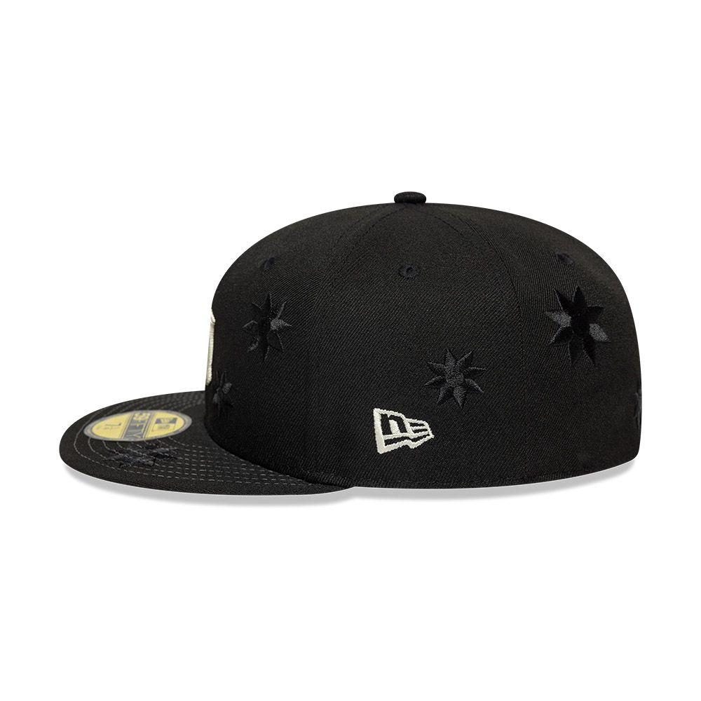 Gorra 59Fifty MLB New York Yankees Flower Embroidery Negro - 14538385-6