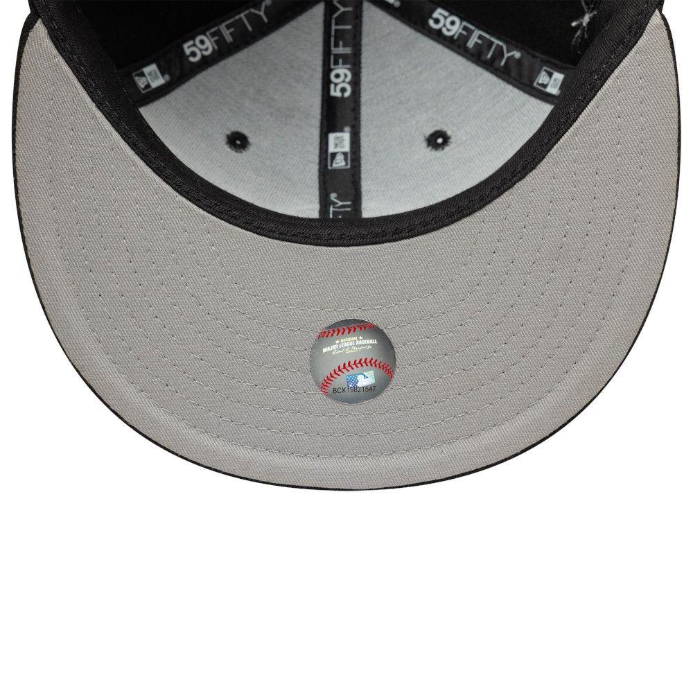 Gorra 59Fifty MLB New York Yankees Flower Embroidery Negro - 14538385-7