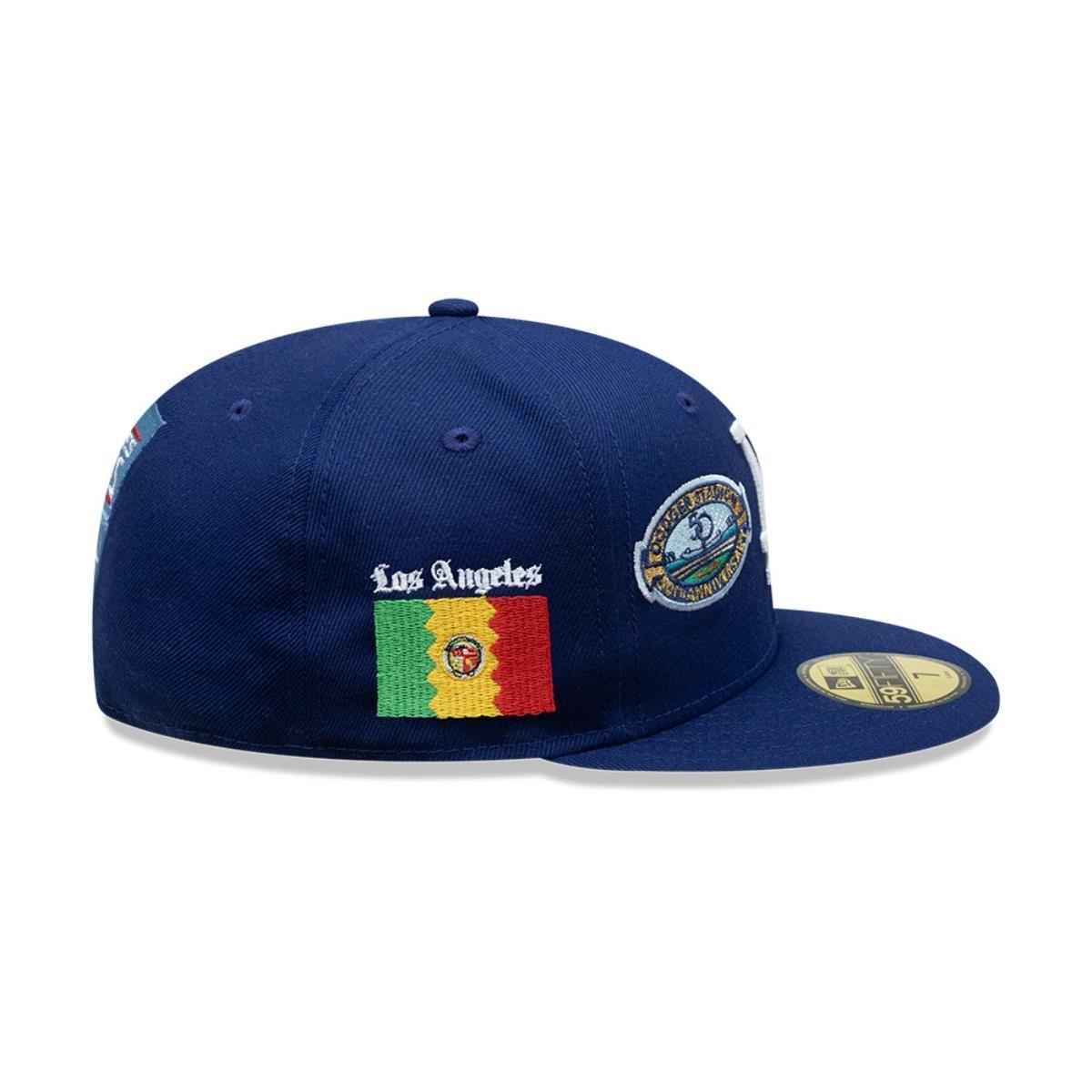 Gorra 59Fifty Los Angeles Dodgers MLB Many Patch Black - 14391636-3