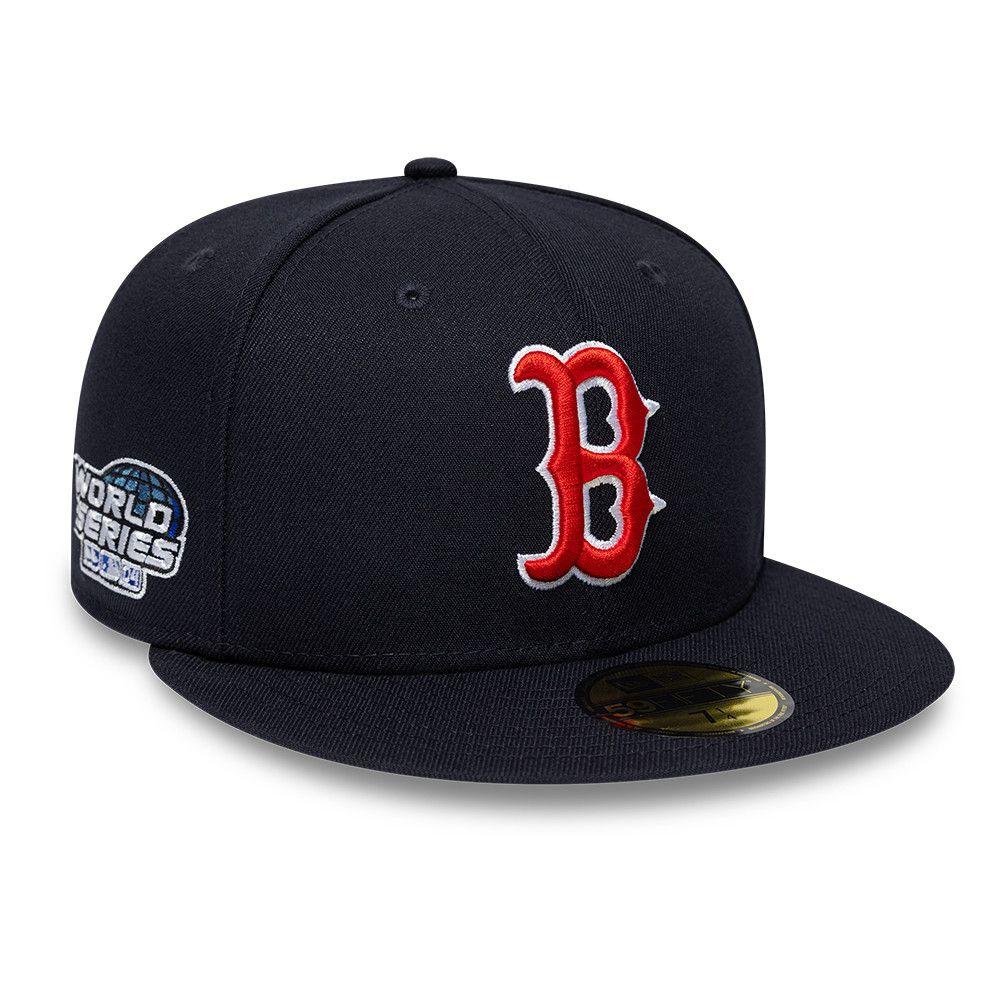 Gorra 59Fifty MLB Boston Red Sox Side Patch Azul Marino - 60870095-2